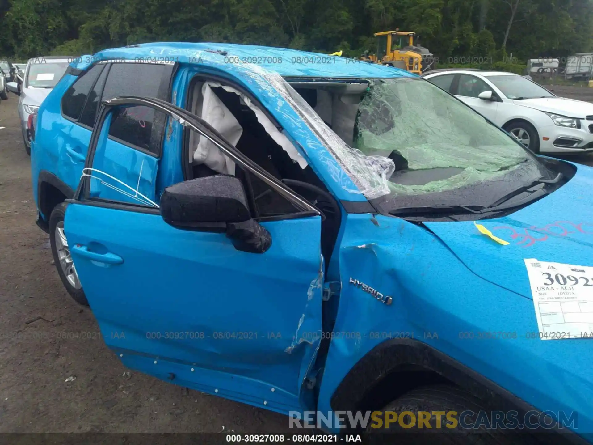 6 Photograph of a damaged car JTMLWRFV1KJ018877 TOYOTA RAV4 2019