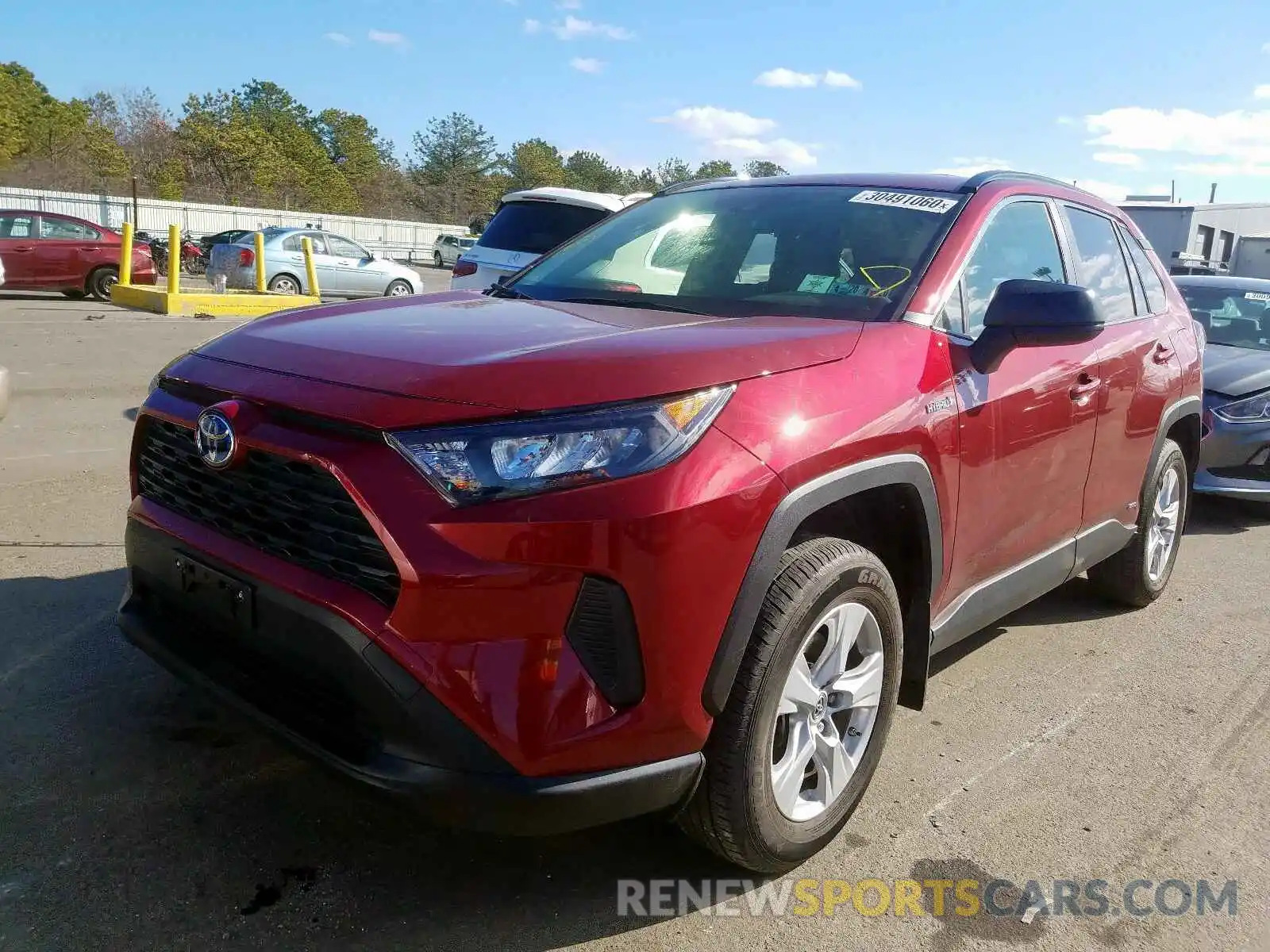 2 Photograph of a damaged car JTMLWRFV2KD005165 TOYOTA RAV4 2019