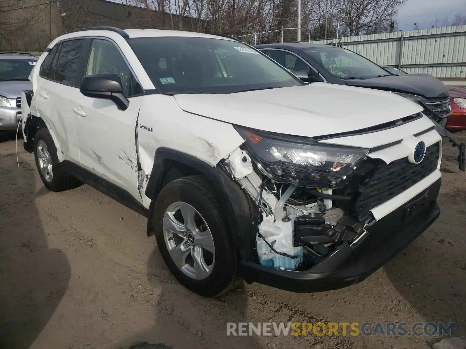 1 Photograph of a damaged car JTMLWRFV2KD012326 TOYOTA RAV4 2019