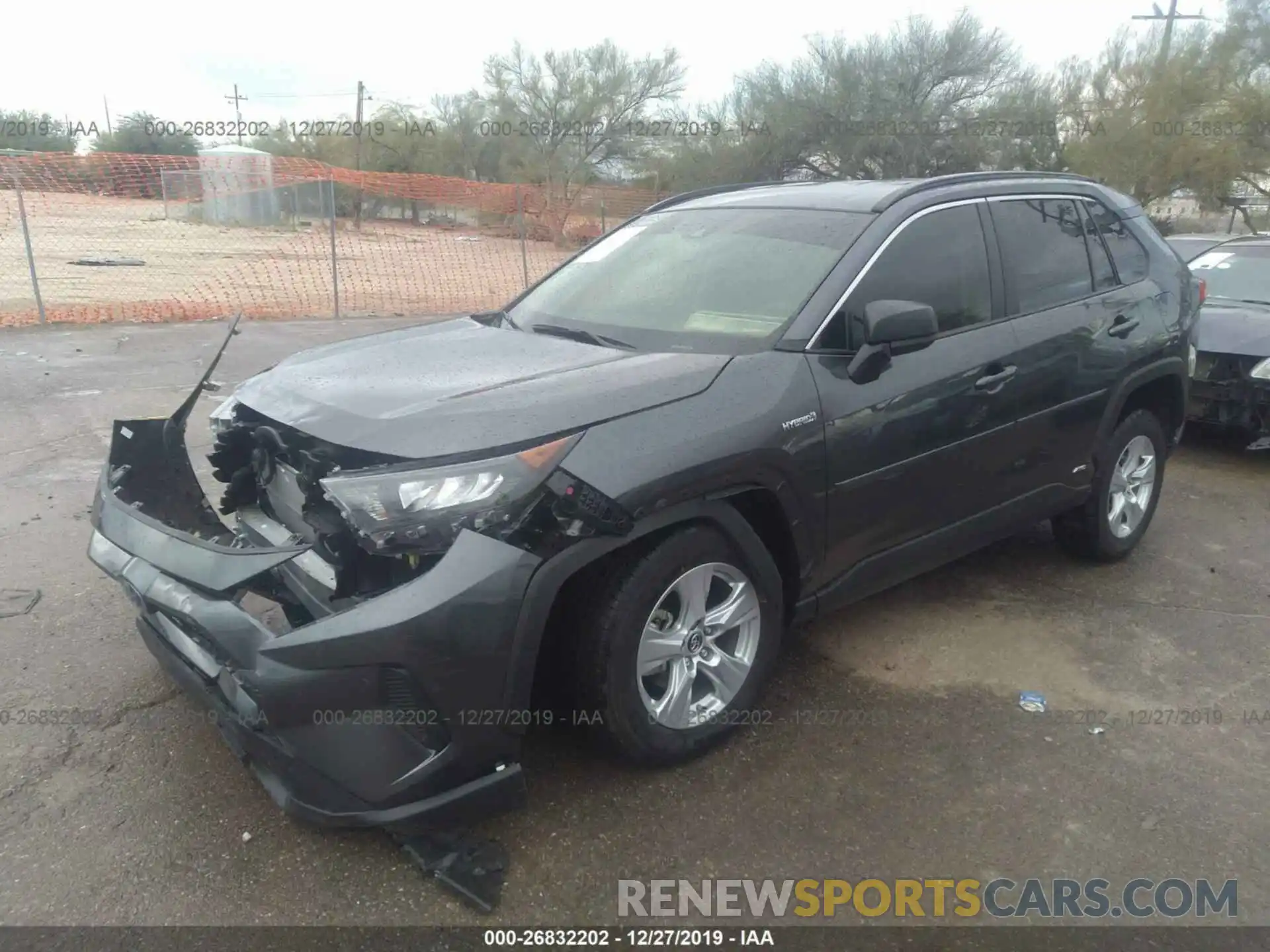 2 Photograph of a damaged car JTMLWRFV2KD502569 TOYOTA RAV4 2019