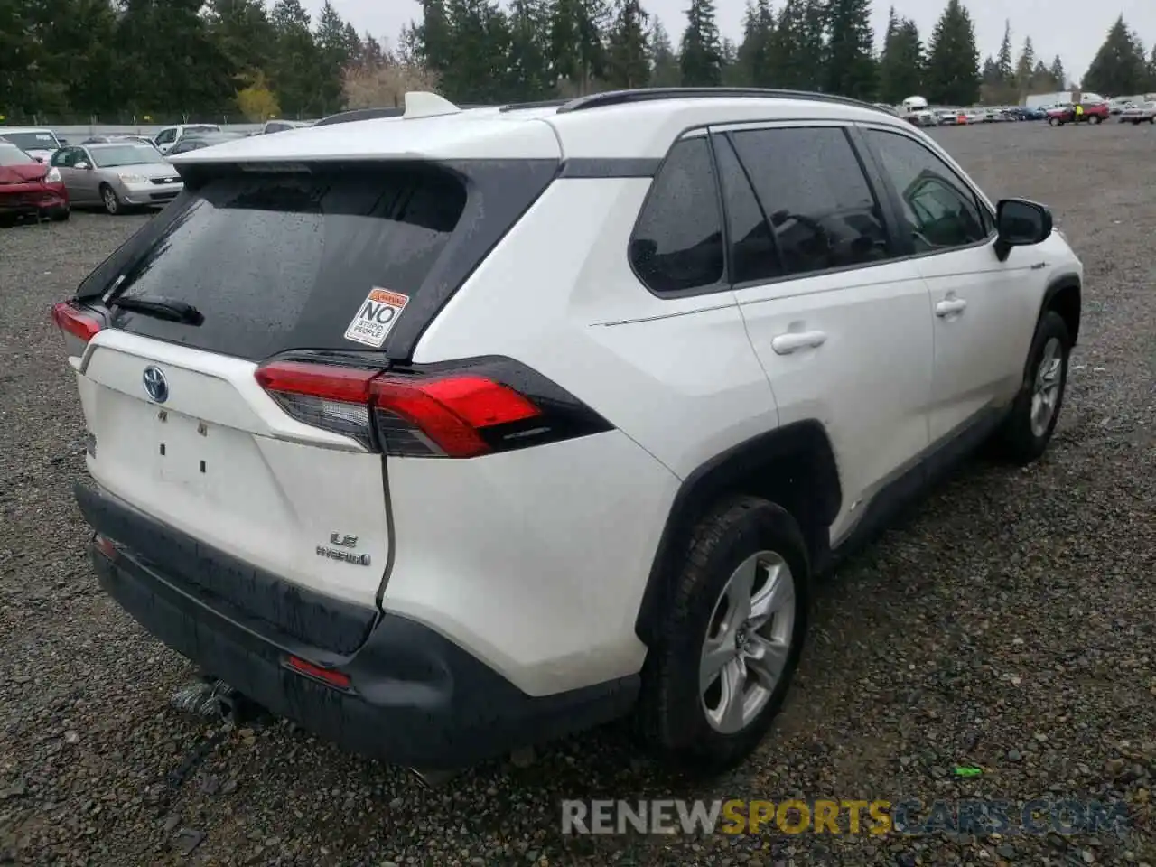 4 Photograph of a damaged car JTMLWRFV3KD013999 TOYOTA RAV4 2019