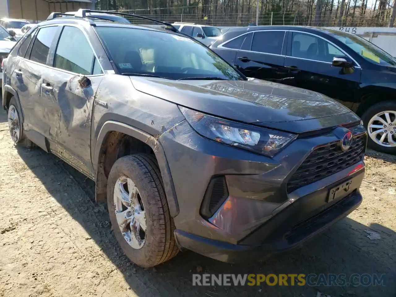 1 Photograph of a damaged car JTMLWRFV3KD025604 TOYOTA RAV4 2019