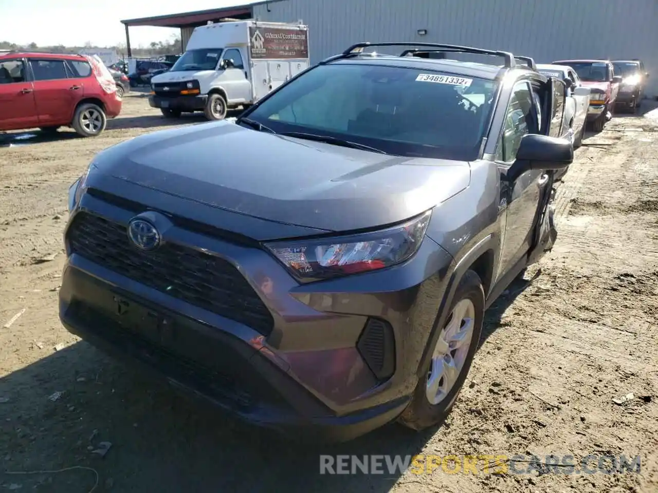 2 Photograph of a damaged car JTMLWRFV3KD025604 TOYOTA RAV4 2019