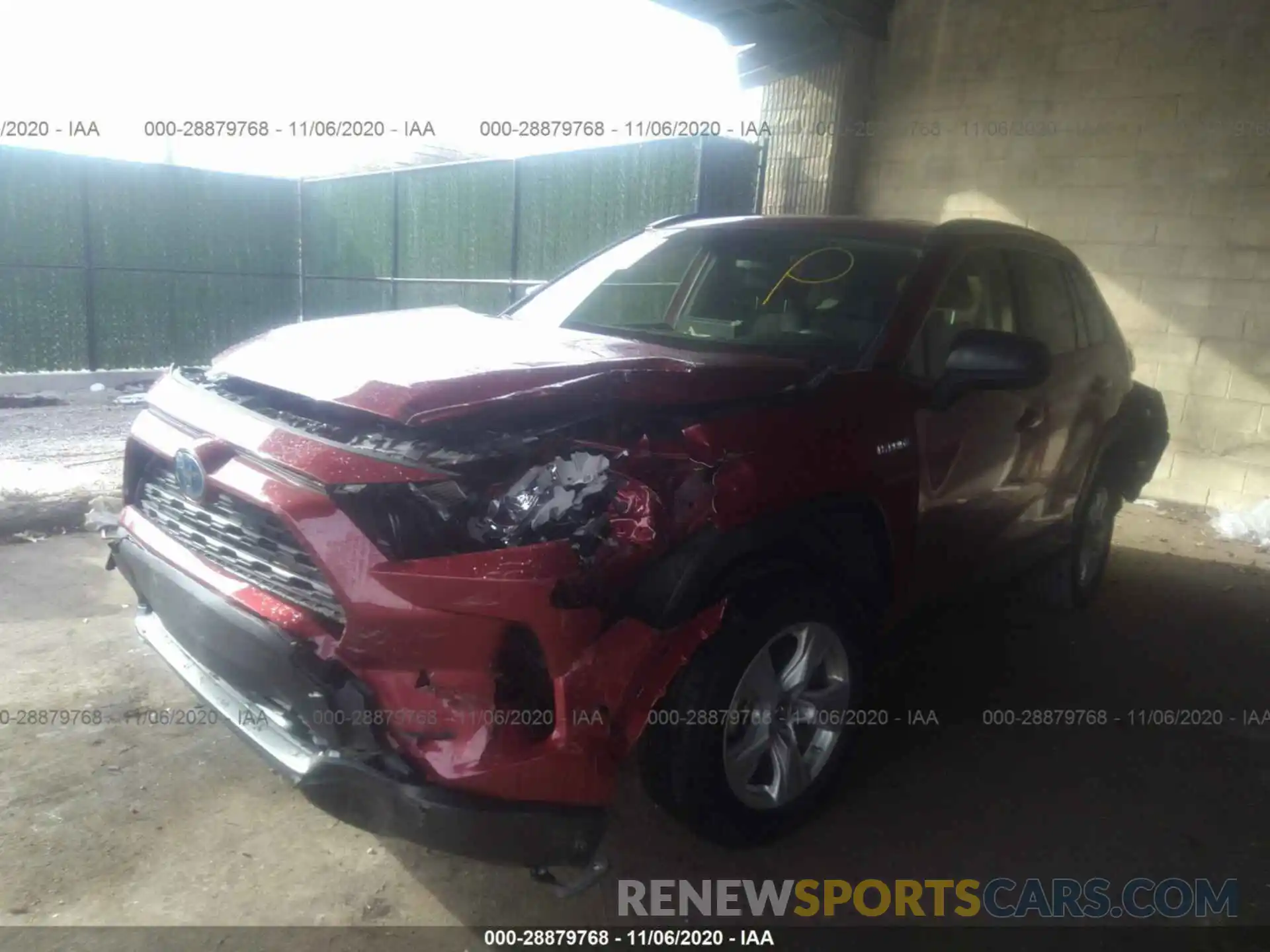 2 Photograph of a damaged car JTMLWRFV4KD504551 TOYOTA RAV4 2019