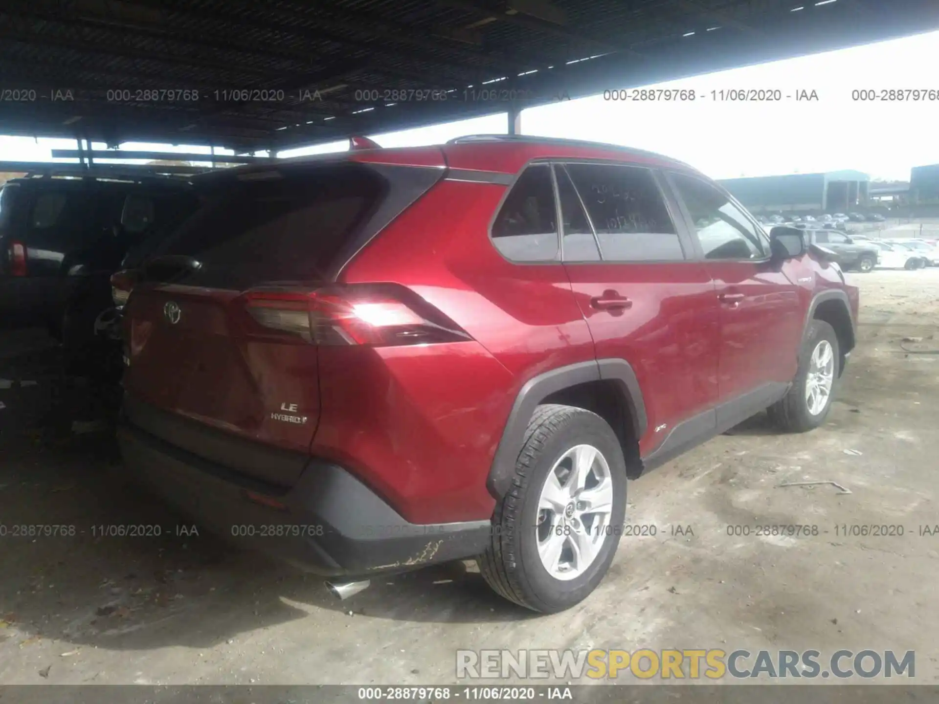 4 Photograph of a damaged car JTMLWRFV4KD504551 TOYOTA RAV4 2019