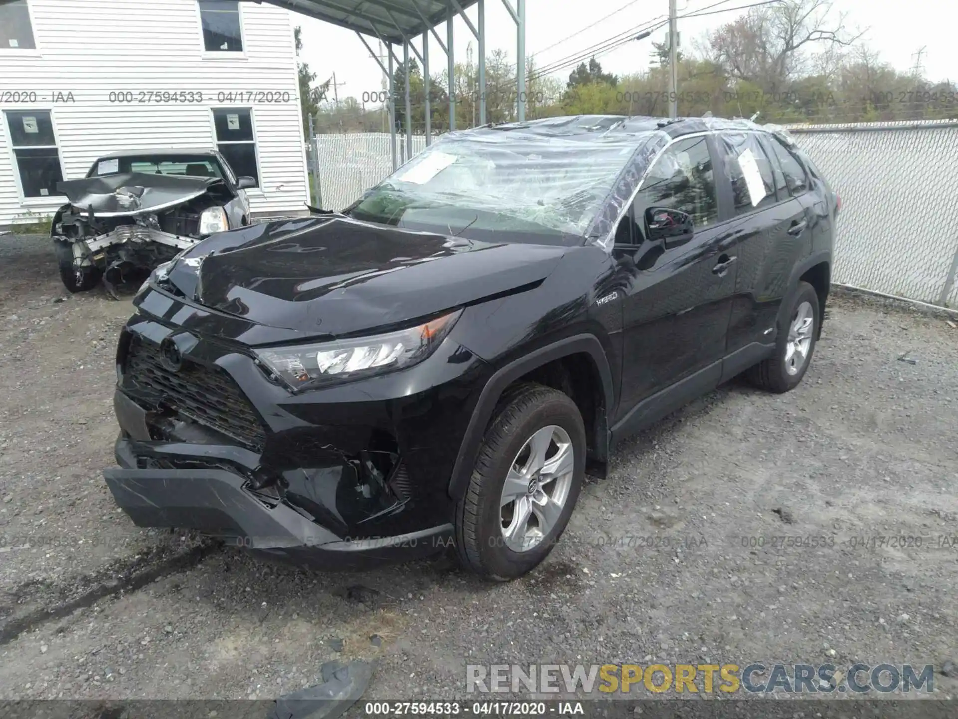 2 Photograph of a damaged car JTMLWRFV4KD512486 TOYOTA RAV4 2019