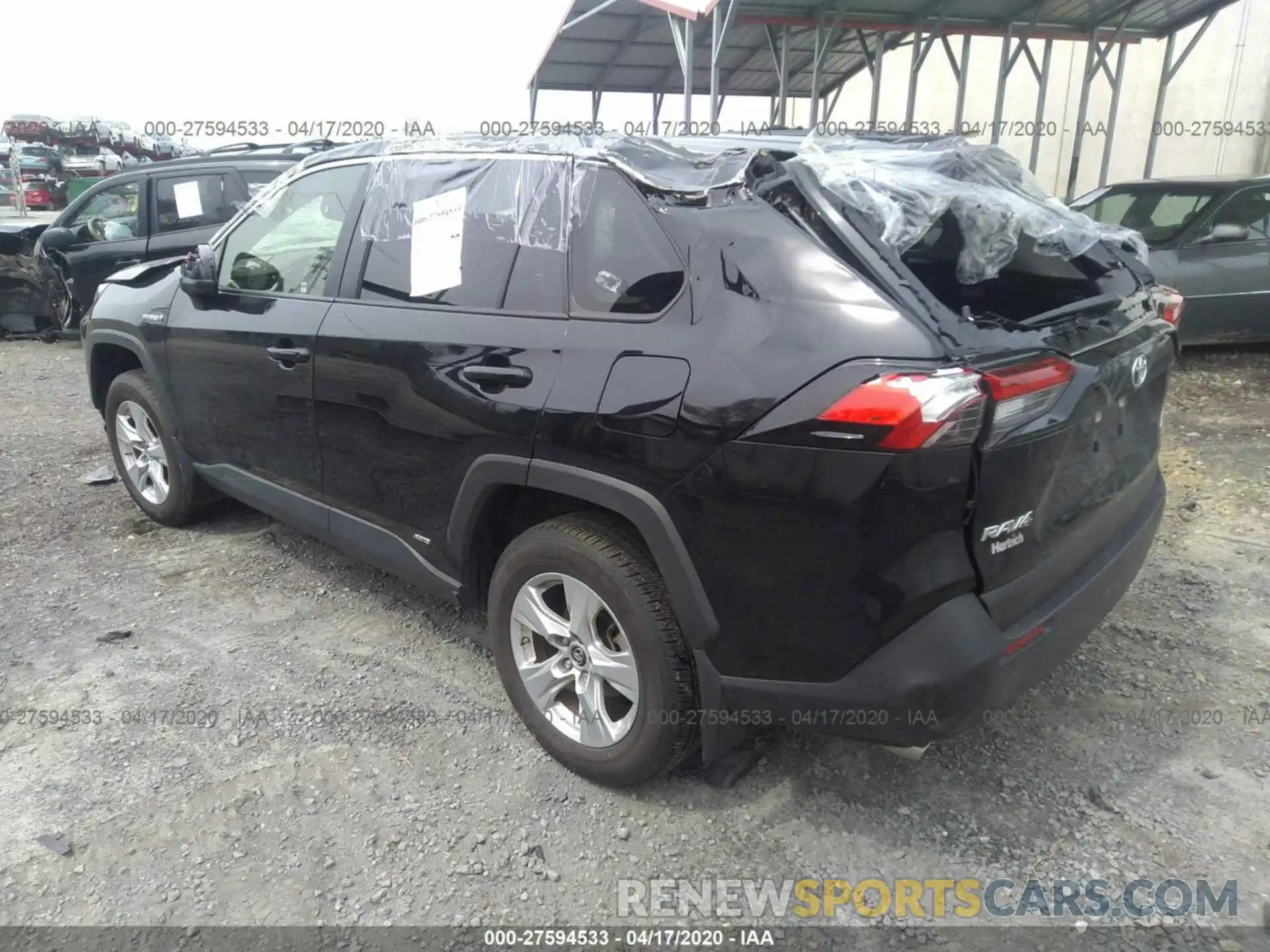 3 Фотография поврежденного автомобиля JTMLWRFV4KD512486 TOYOTA RAV4 2019