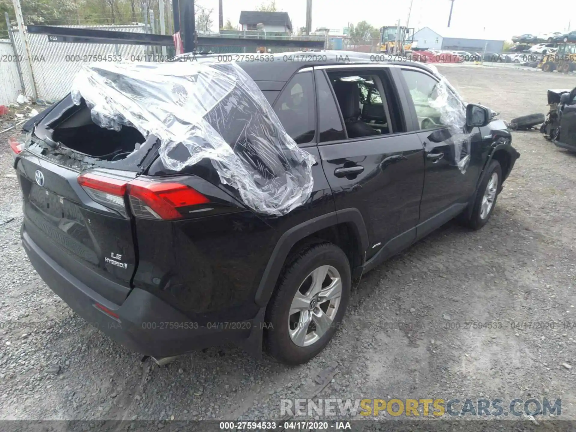 4 Photograph of a damaged car JTMLWRFV4KD512486 TOYOTA RAV4 2019