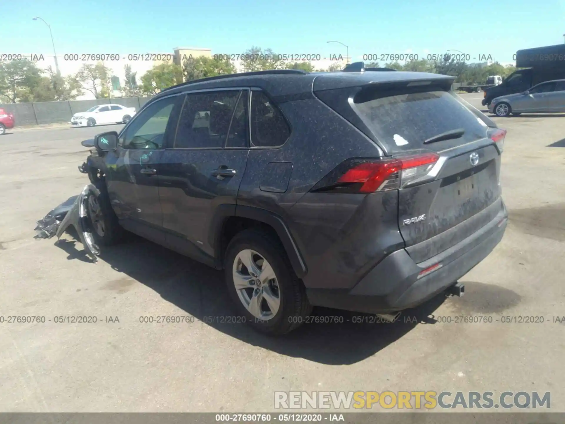 3 Фотография поврежденного автомобиля JTMLWRFV5KD011395 TOYOTA RAV4 2019