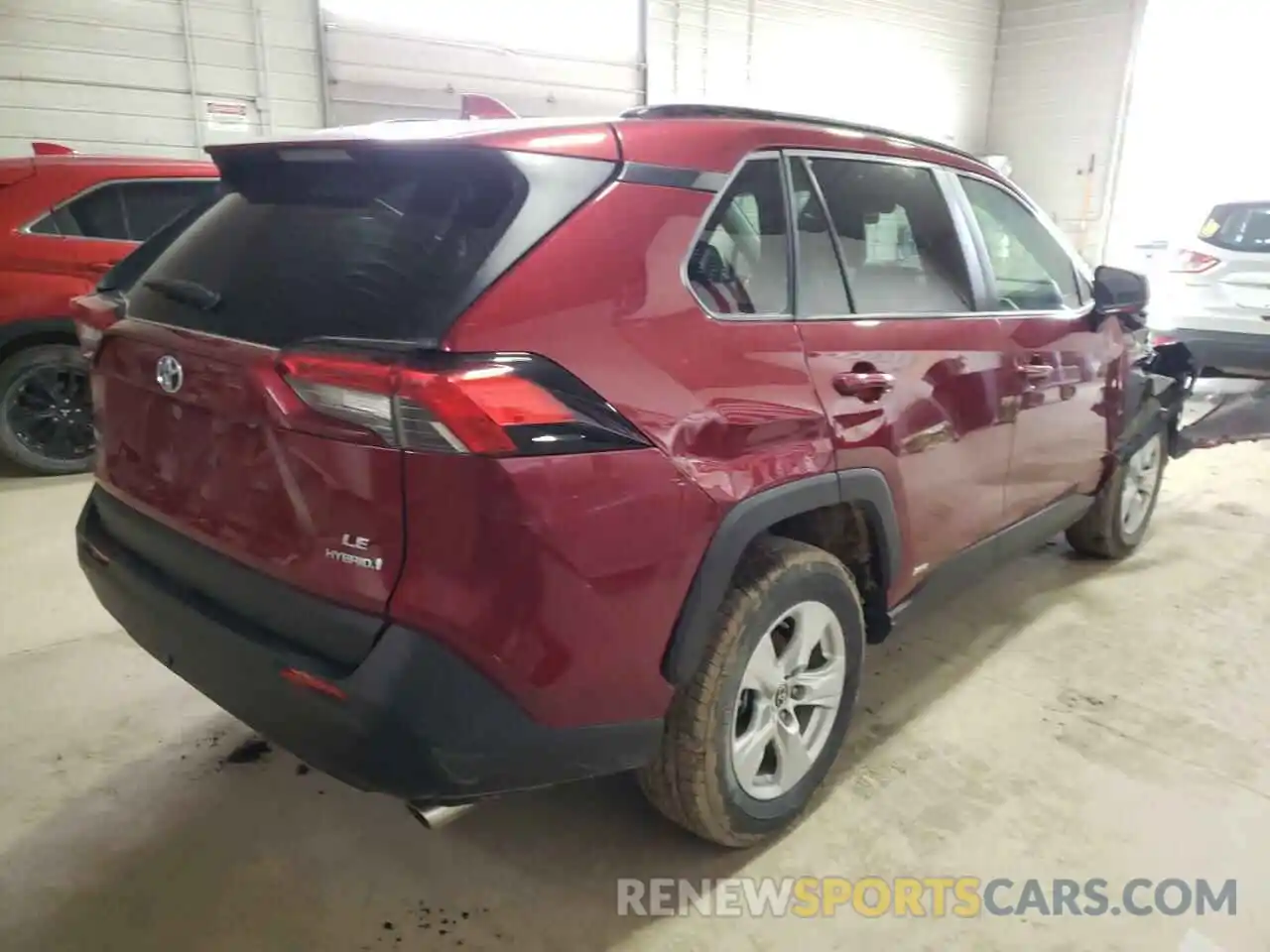 4 Photograph of a damaged car JTMLWRFV5KD023143 TOYOTA RAV4 2019