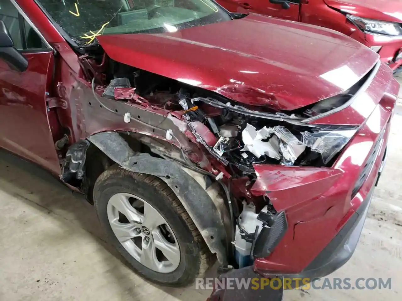 9 Photograph of a damaged car JTMLWRFV5KD023143 TOYOTA RAV4 2019