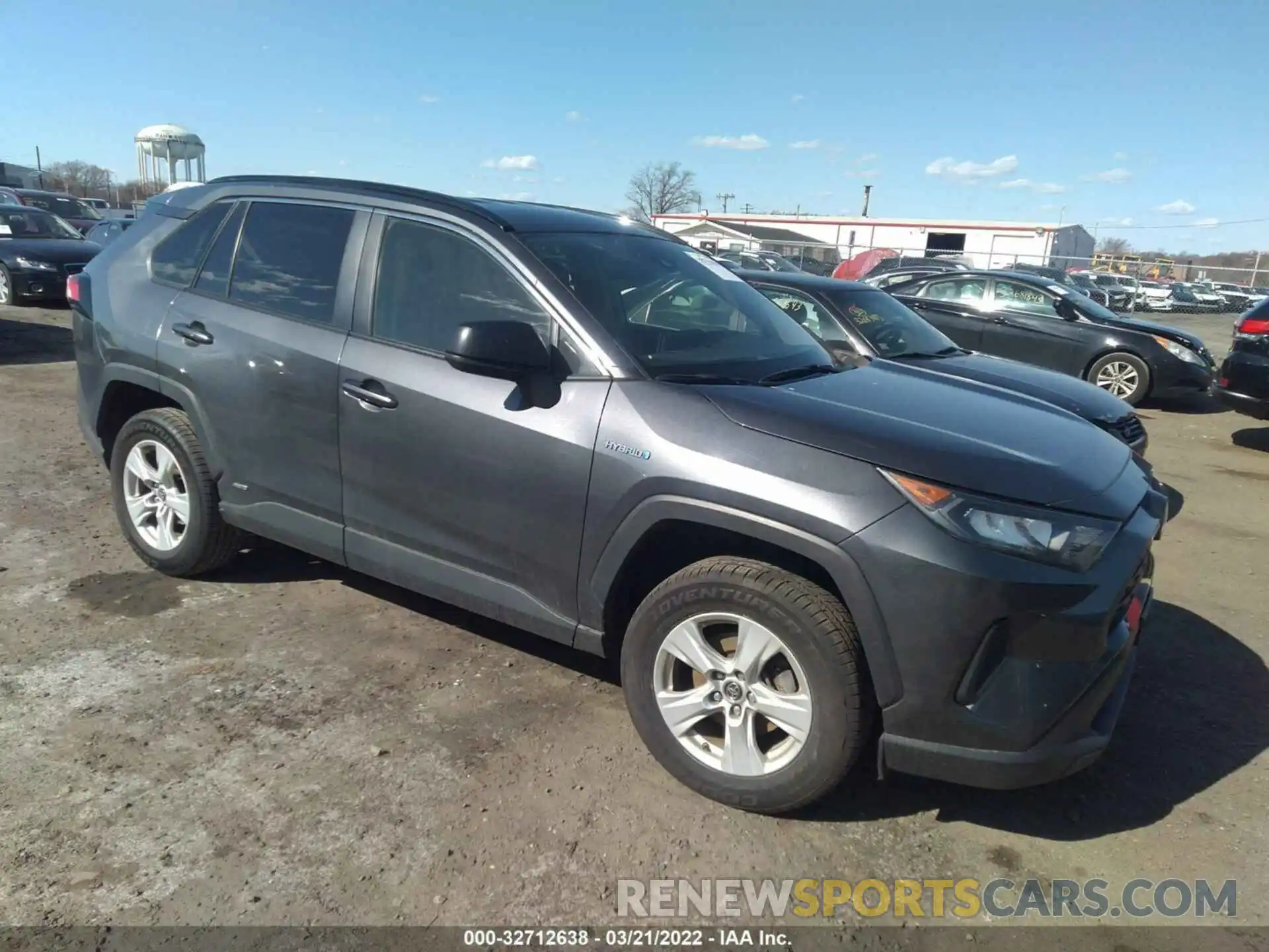 1 Photograph of a damaged car JTMLWRFV6KD007372 TOYOTA RAV4 2019