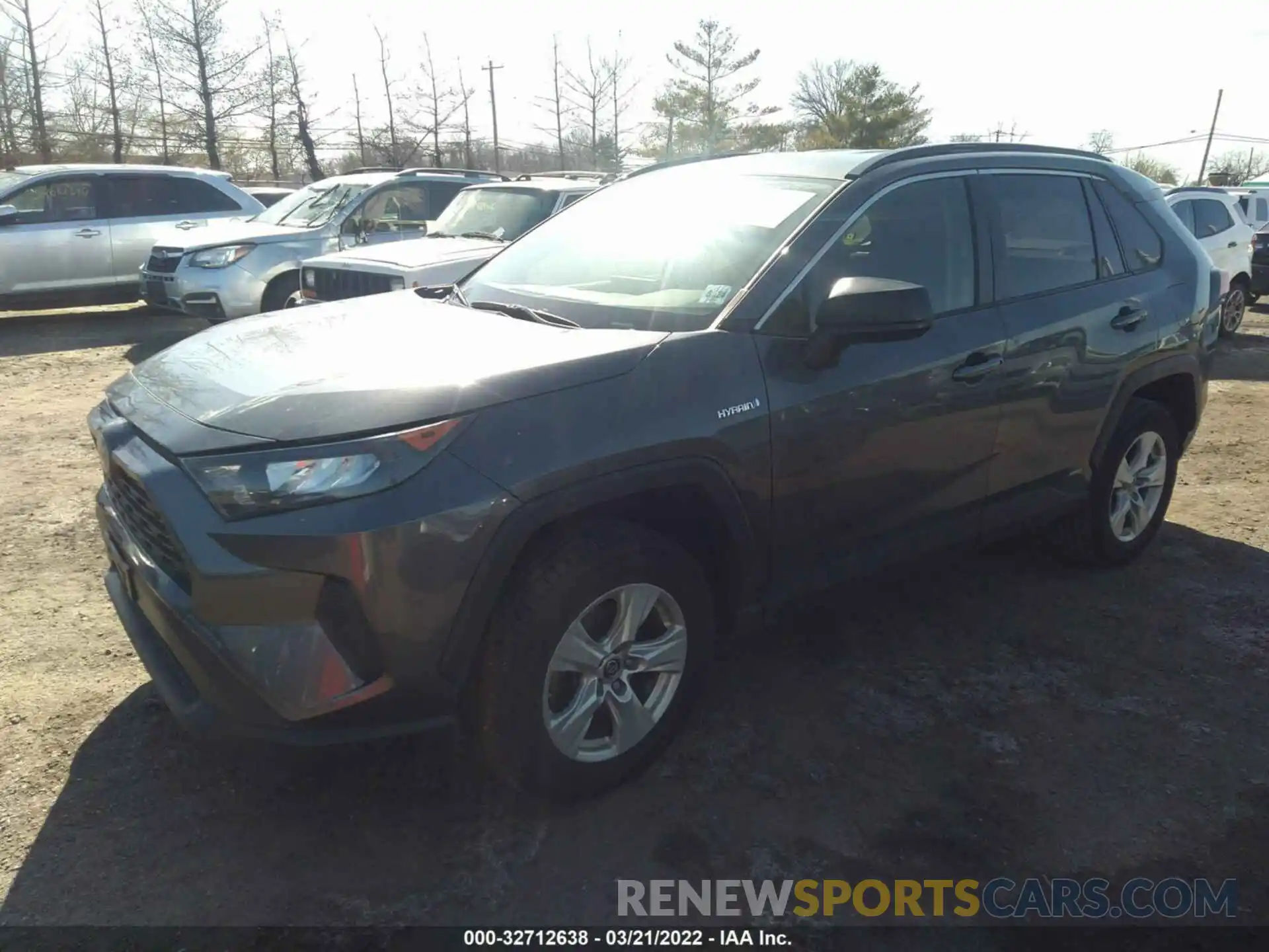 2 Фотография поврежденного автомобиля JTMLWRFV6KD007372 TOYOTA RAV4 2019