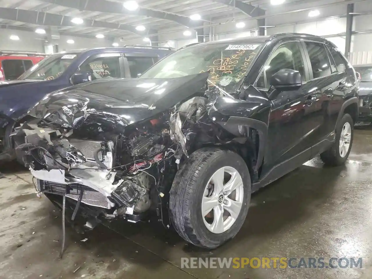 2 Photograph of a damaged car JTMLWRFV6KD022664 TOYOTA RAV4 2019