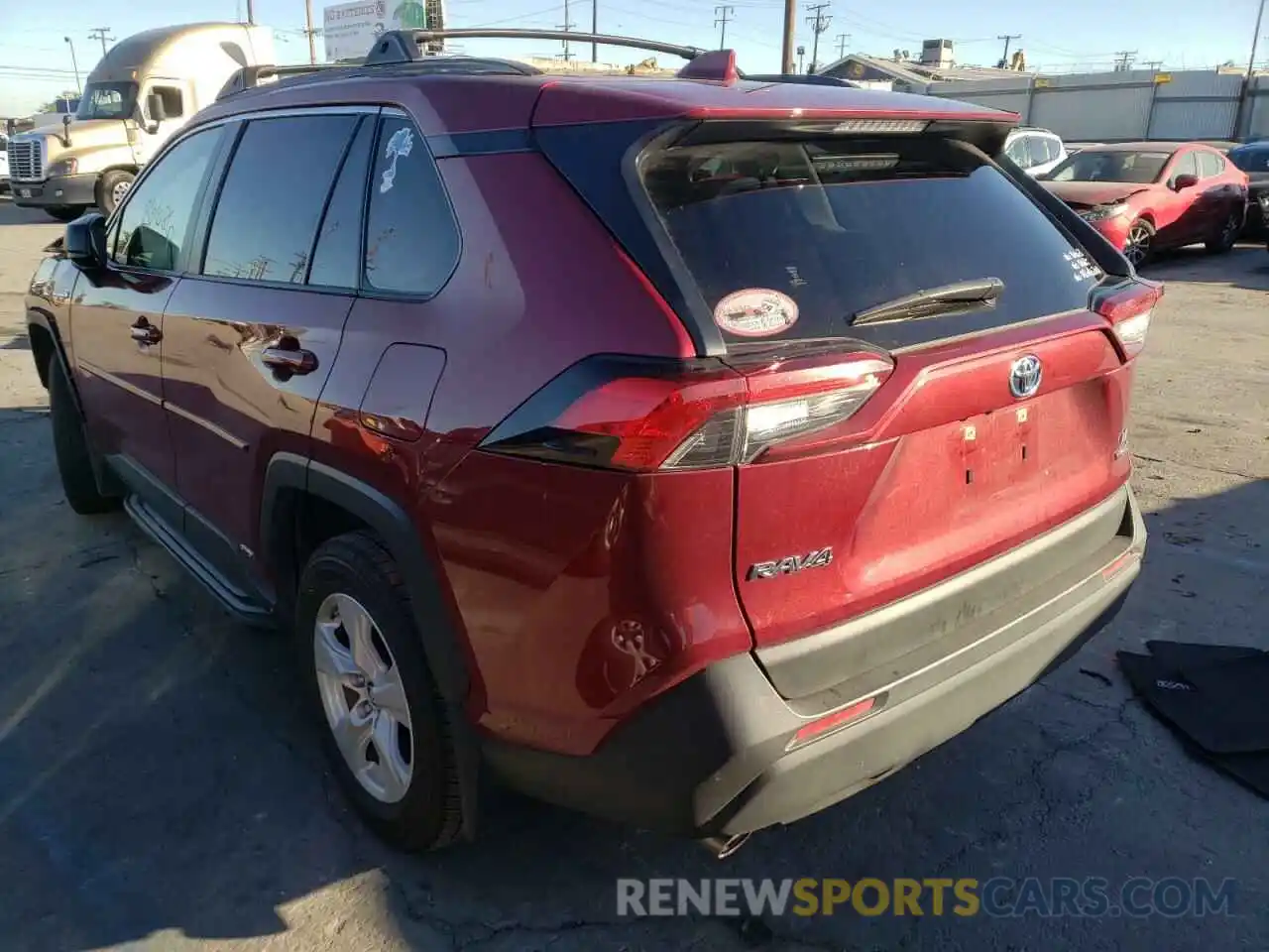 3 Photograph of a damaged car JTMLWRFV6KD027024 TOYOTA RAV4 2019