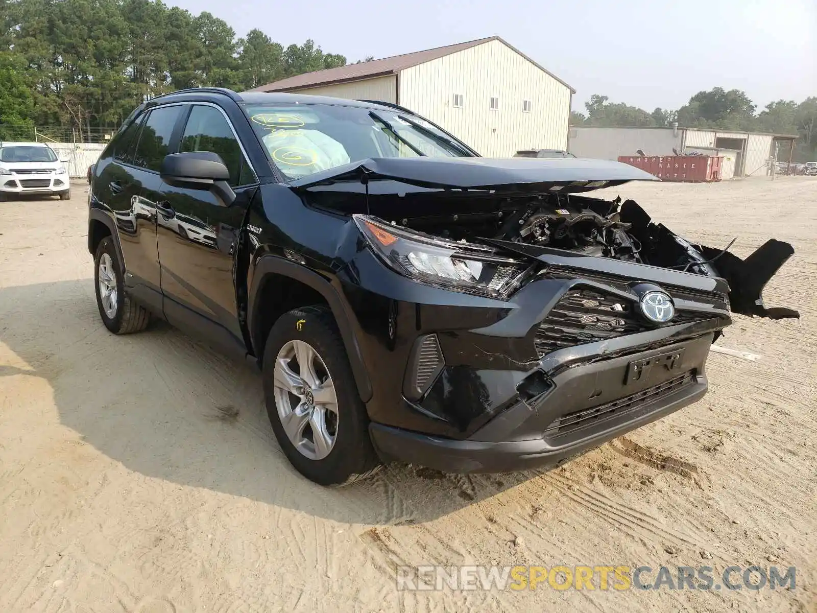 1 Photograph of a damaged car JTMLWRFV6KD514465 TOYOTA RAV4 2019