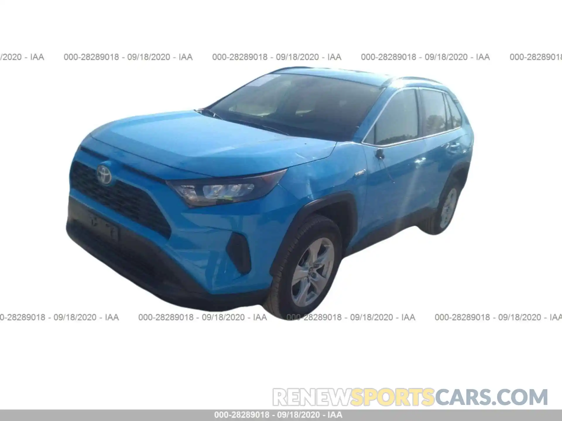 2 Фотография поврежденного автомобиля JTMLWRFV7KD023077 TOYOTA RAV4 2019