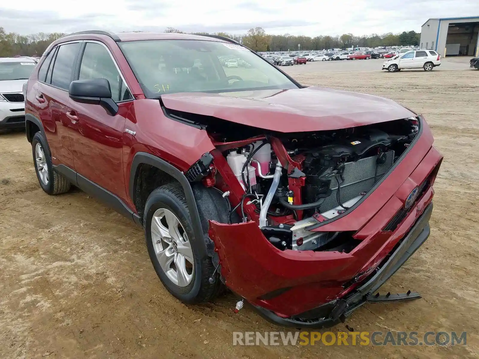 1 Photograph of a damaged car JTMLWRFV7KD041904 TOYOTA RAV4 2019