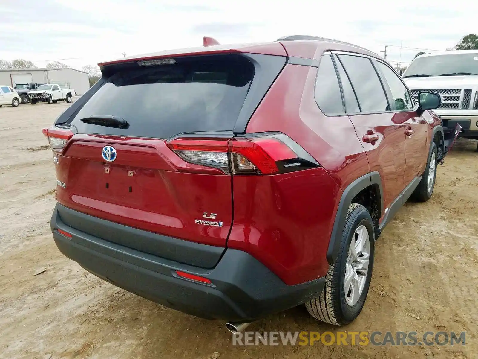 4 Photograph of a damaged car JTMLWRFV7KD041904 TOYOTA RAV4 2019