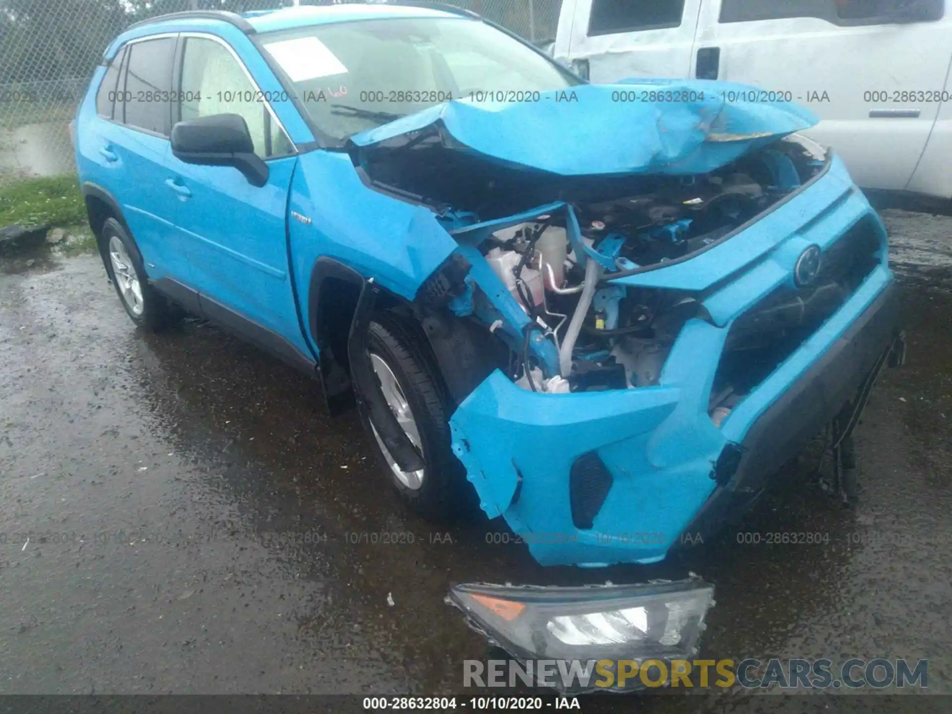 1 Photograph of a damaged car JTMLWRFV8KD008765 TOYOTA RAV4 2019