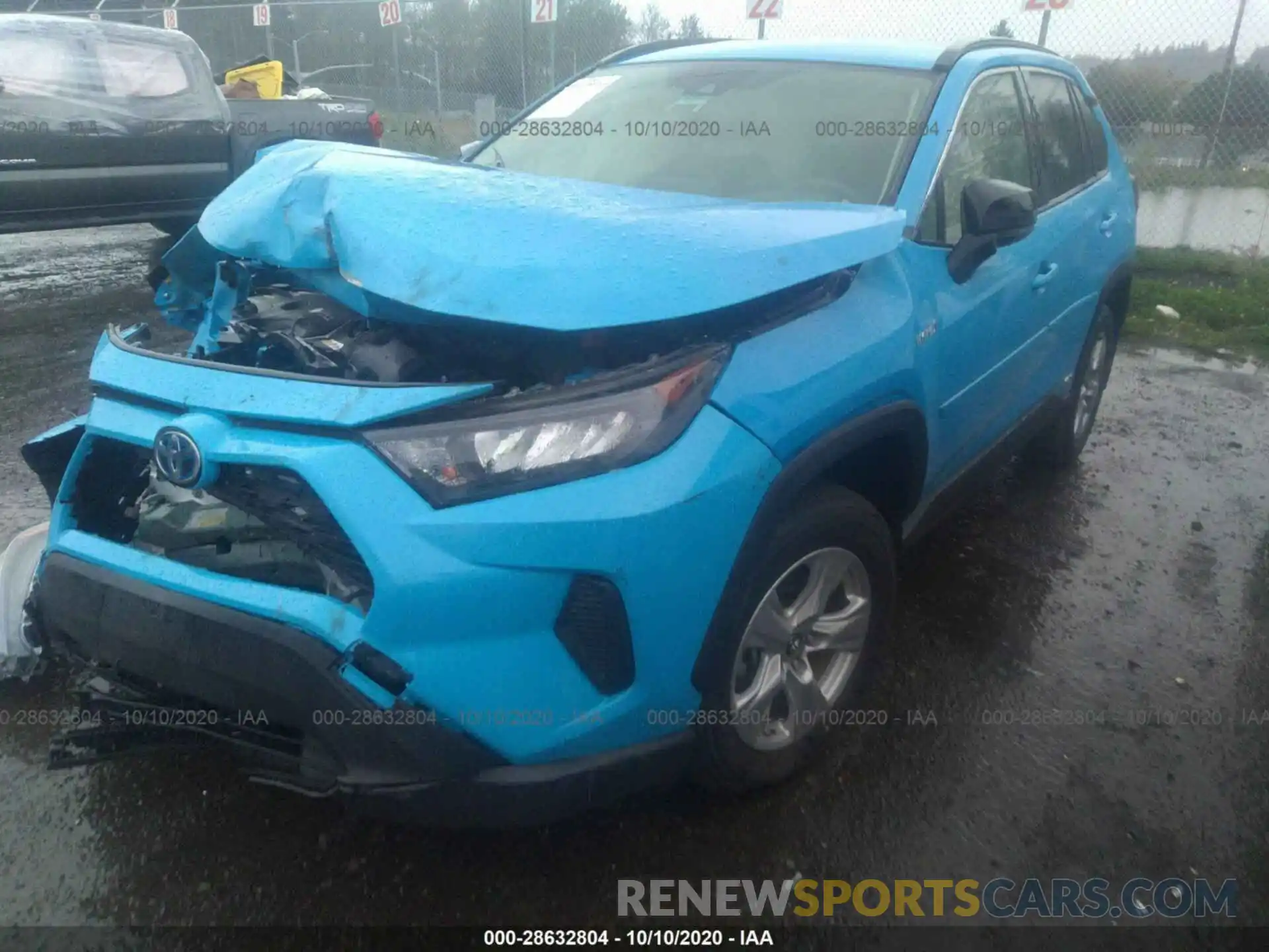 2 Фотография поврежденного автомобиля JTMLWRFV8KD008765 TOYOTA RAV4 2019