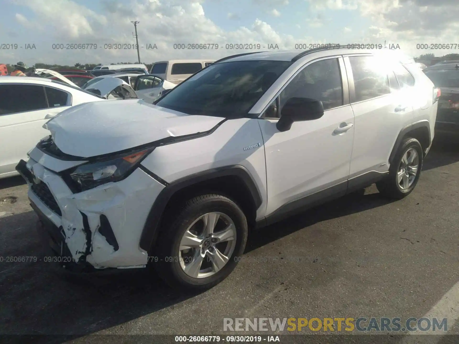 2 Photograph of a damaged car JTMLWRFV9KD011903 TOYOTA RAV4 2019