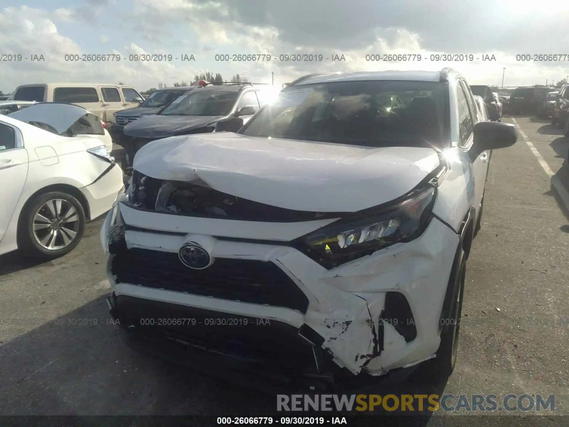 6 Photograph of a damaged car JTMLWRFV9KD011903 TOYOTA RAV4 2019