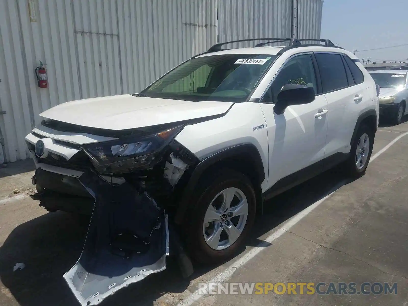 2 Photograph of a damaged car JTMLWRFV9KD029754 TOYOTA RAV4 2019