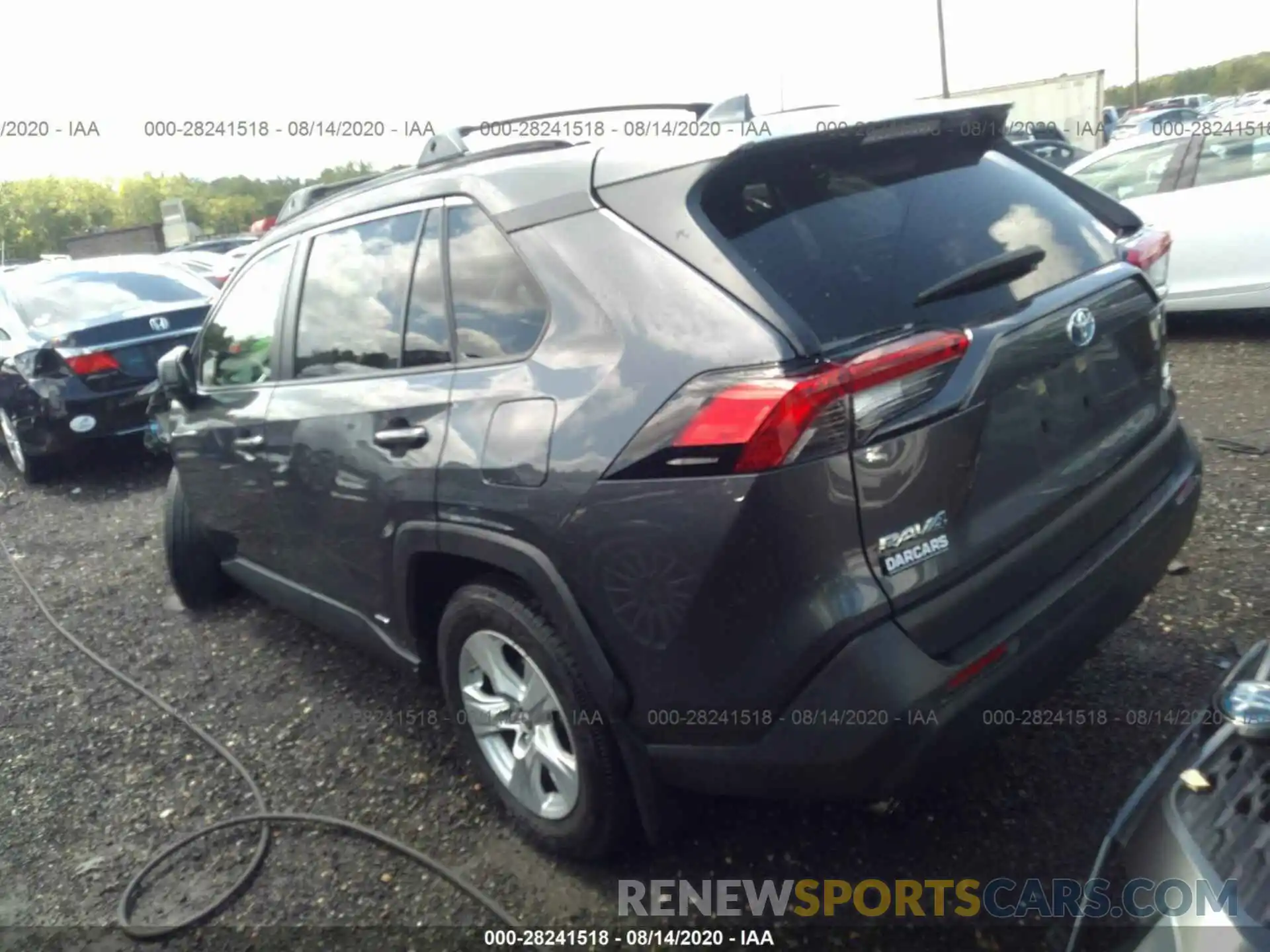 3 Фотография поврежденного автомобиля JTMLWRFVXKD004796 TOYOTA RAV4 2019