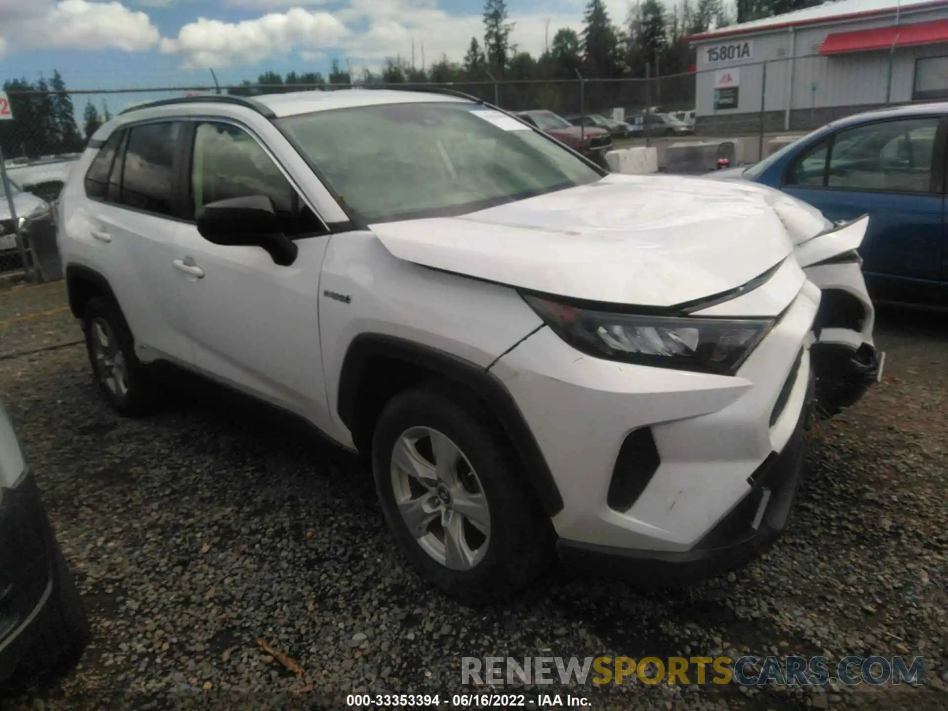 1 Photograph of a damaged car JTMLWRFVXKD016107 TOYOTA RAV4 2019