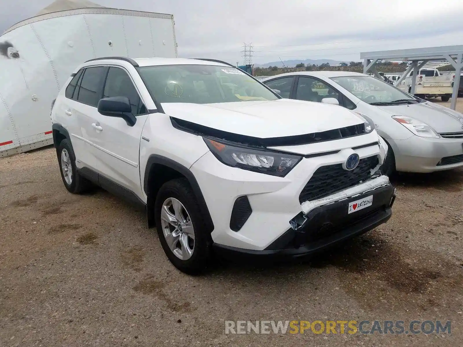 1 Photograph of a damaged car JTMLWRFVXKD025681 TOYOTA RAV4 2019