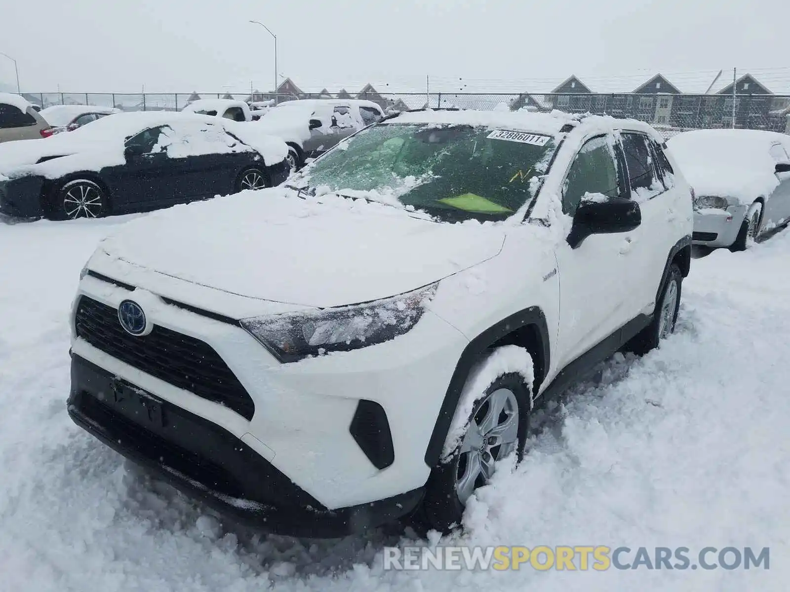 2 Photograph of a damaged car JTMLWRFVXKD500505 TOYOTA RAV4 2019