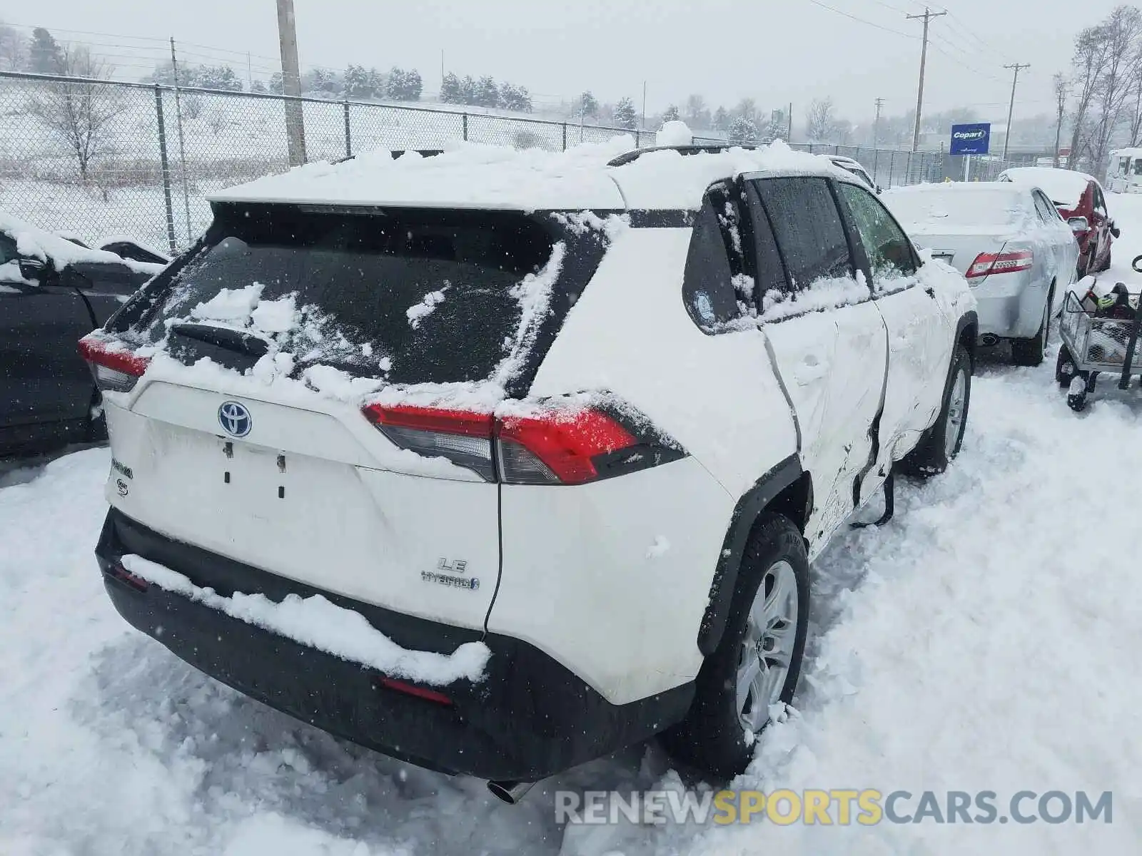 4 Photograph of a damaged car JTMLWRFVXKD500505 TOYOTA RAV4 2019