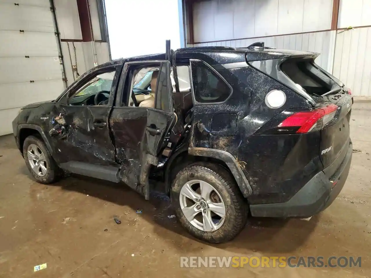 2 Photograph of a damaged car JTMMWRFV0KD003824 TOYOTA RAV4 2019