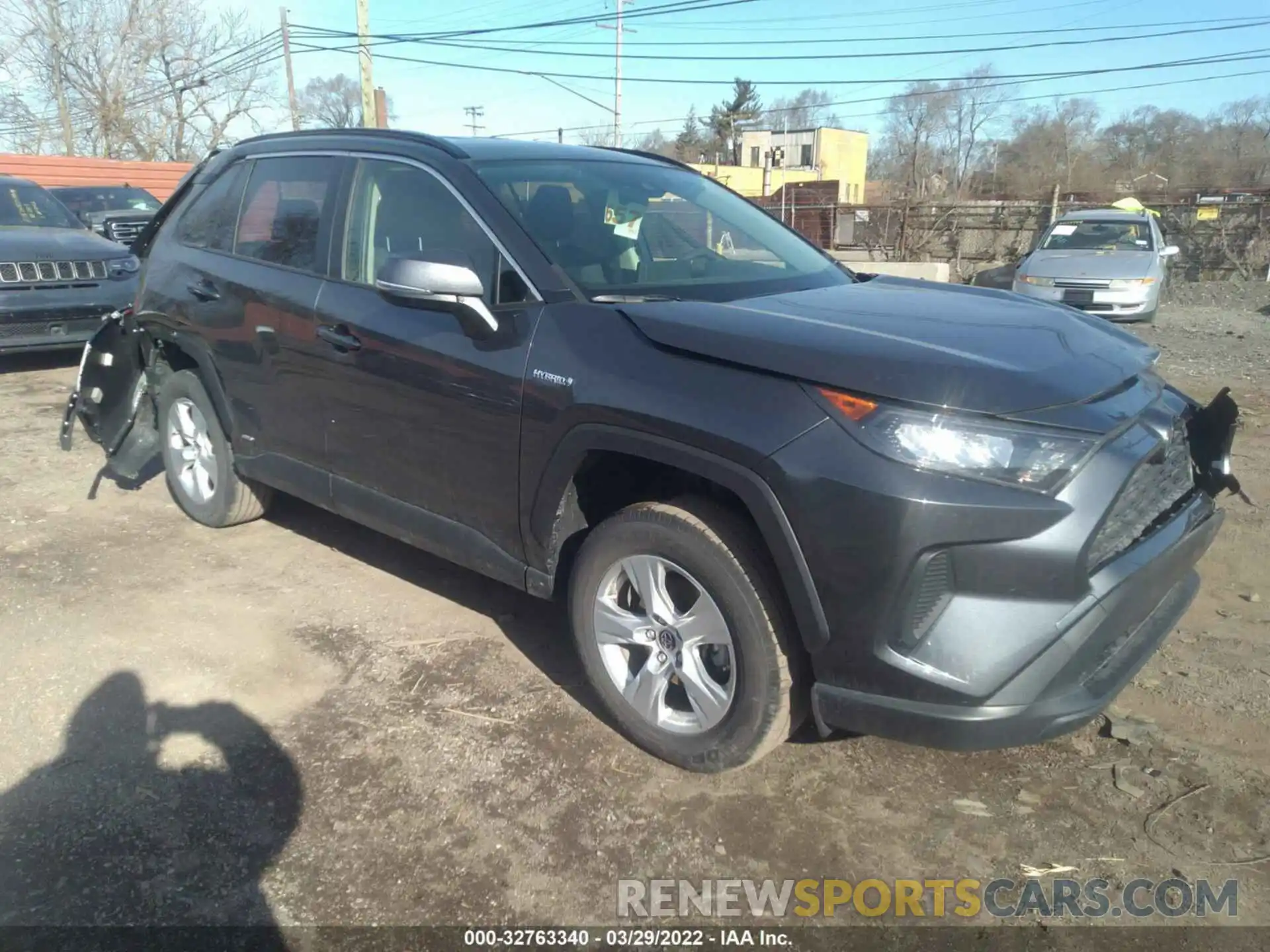 1 Photograph of a damaged car JTMMWRFV0KD011647 TOYOTA RAV4 2019