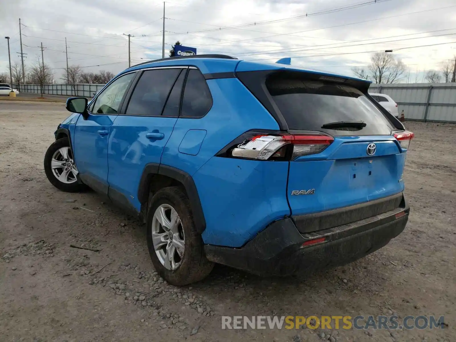 3 Photograph of a damaged car JTMMWRFV0KD026259 TOYOTA RAV4 2019