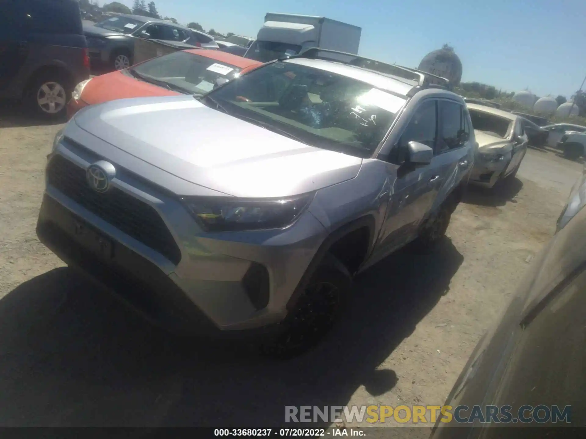 2 Photograph of a damaged car JTMMWRFV0KD042297 TOYOTA RAV4 2019