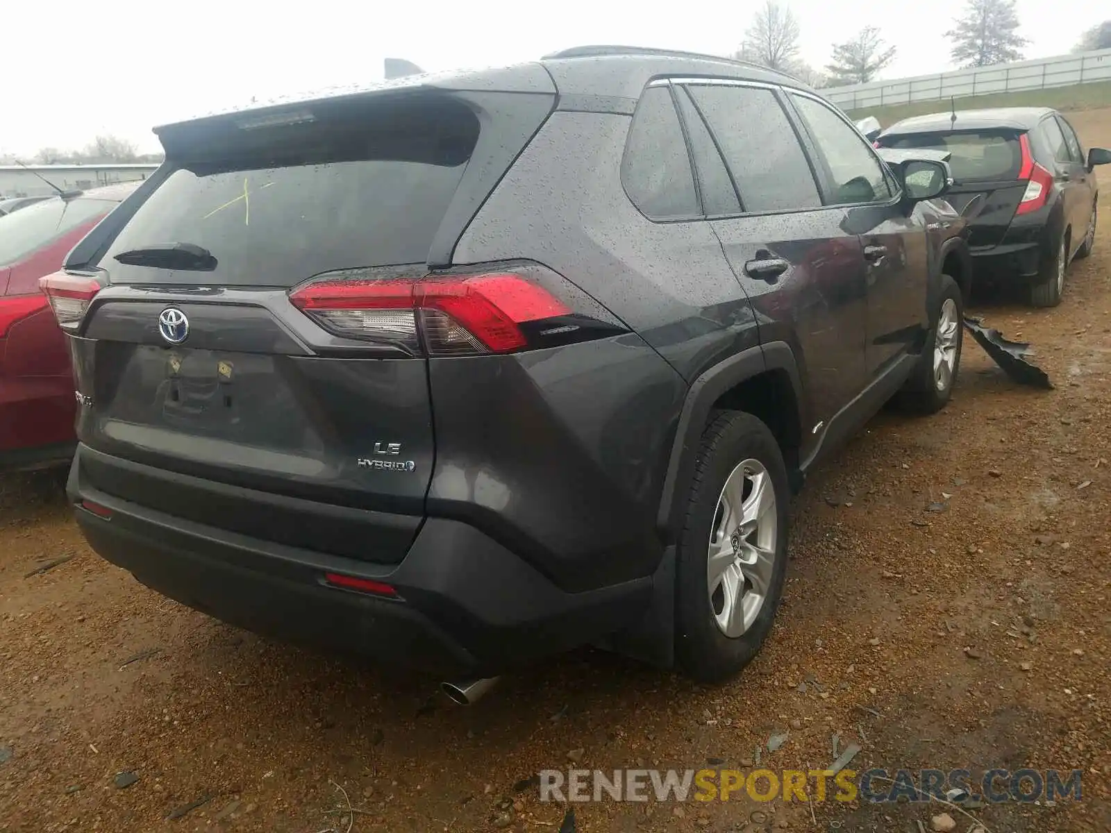 4 Фотография поврежденного автомобиля JTMMWRFV0KJ006627 TOYOTA RAV4 2019