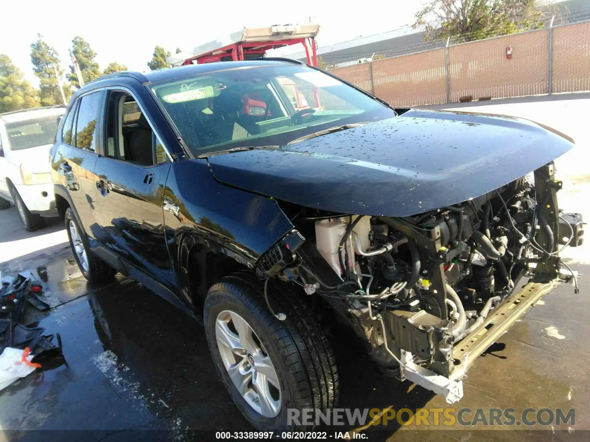 1 Photograph of a damaged car JTMMWRFV1KD014119 TOYOTA RAV4 2019