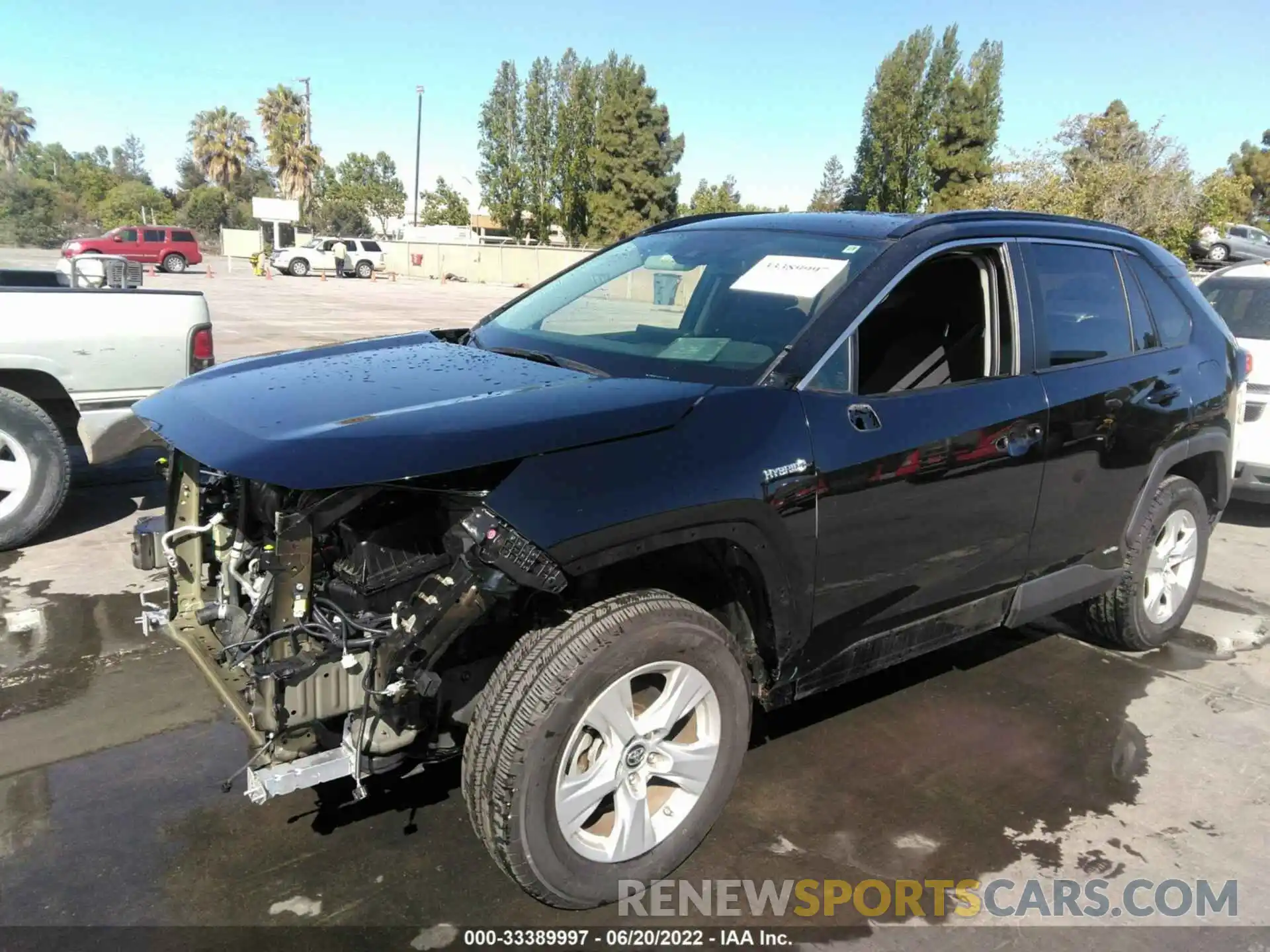 2 Photograph of a damaged car JTMMWRFV1KD014119 TOYOTA RAV4 2019