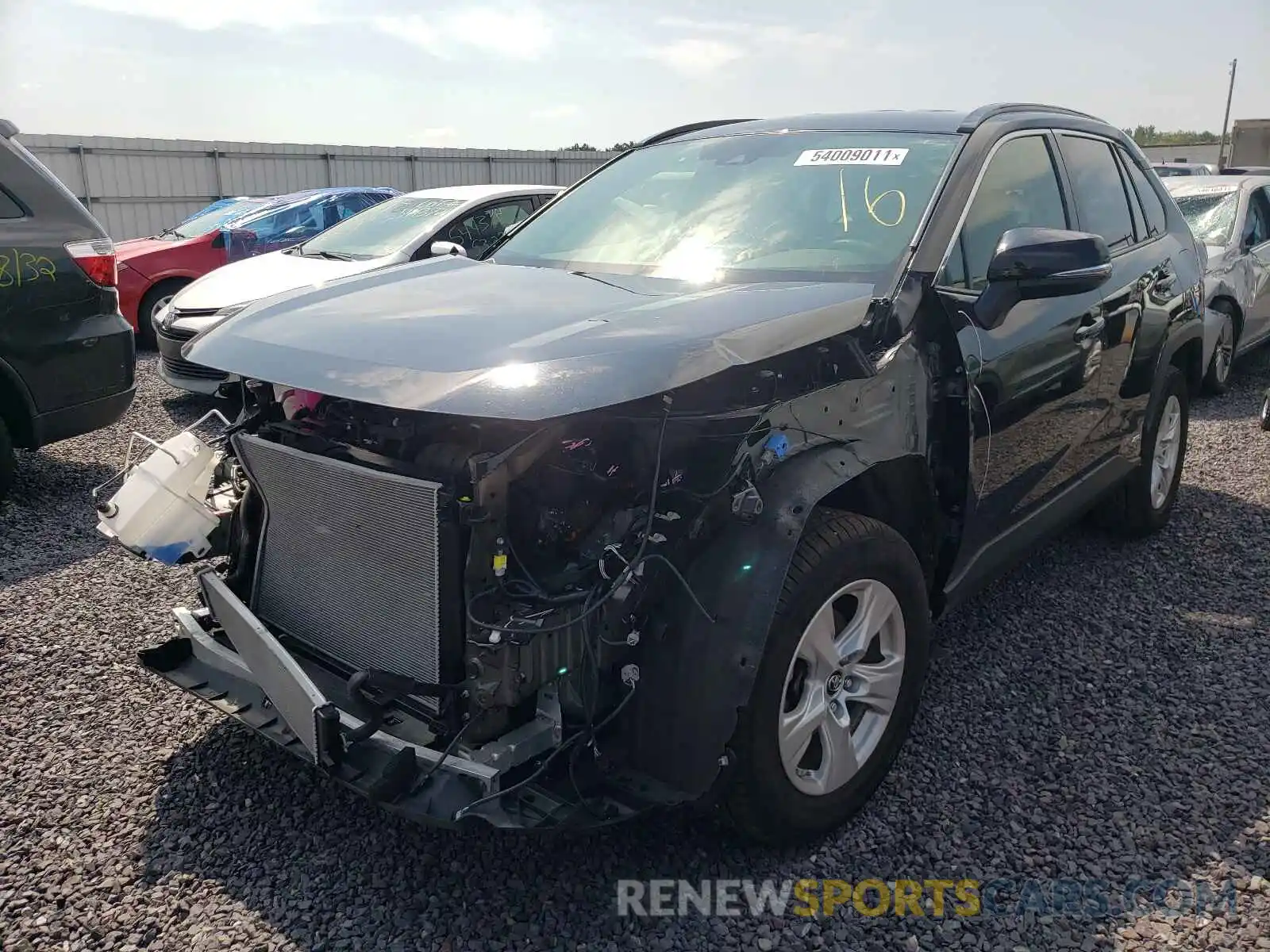 2 Photograph of a damaged car JTMMWRFV1KD017473 TOYOTA RAV4 2019