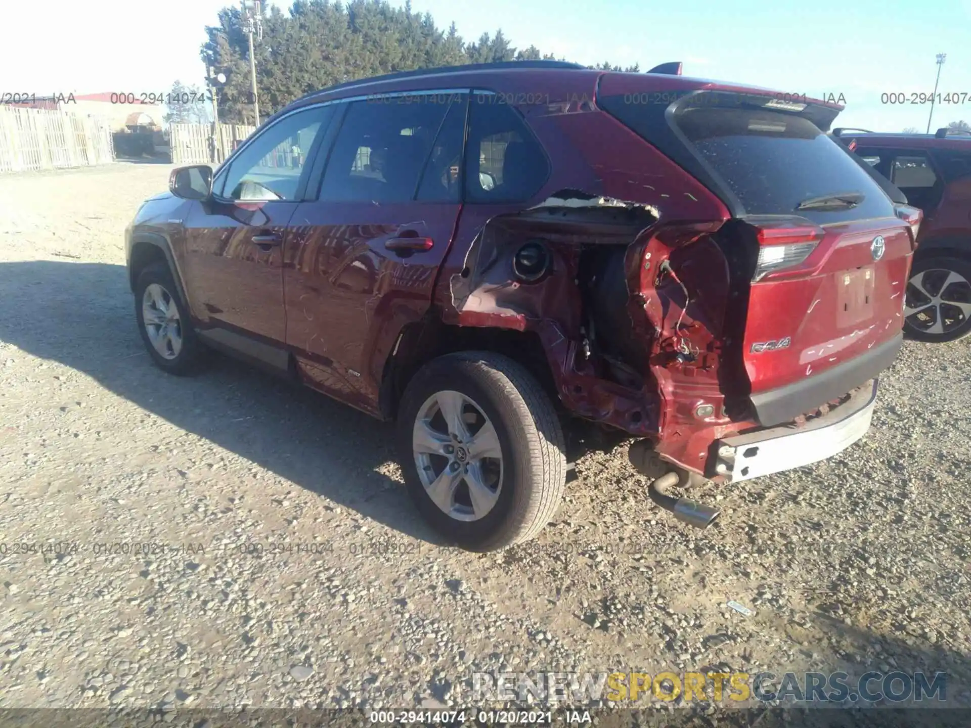 3 Photograph of a damaged car JTMMWRFV1KD020115 TOYOTA RAV4 2019