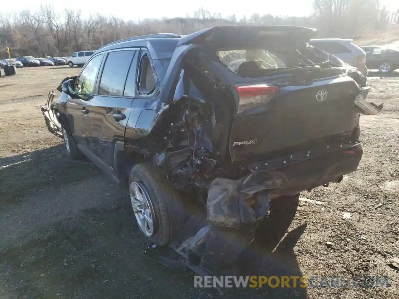 3 Photograph of a damaged car JTMMWRFV1KD021412 TOYOTA RAV4 2019