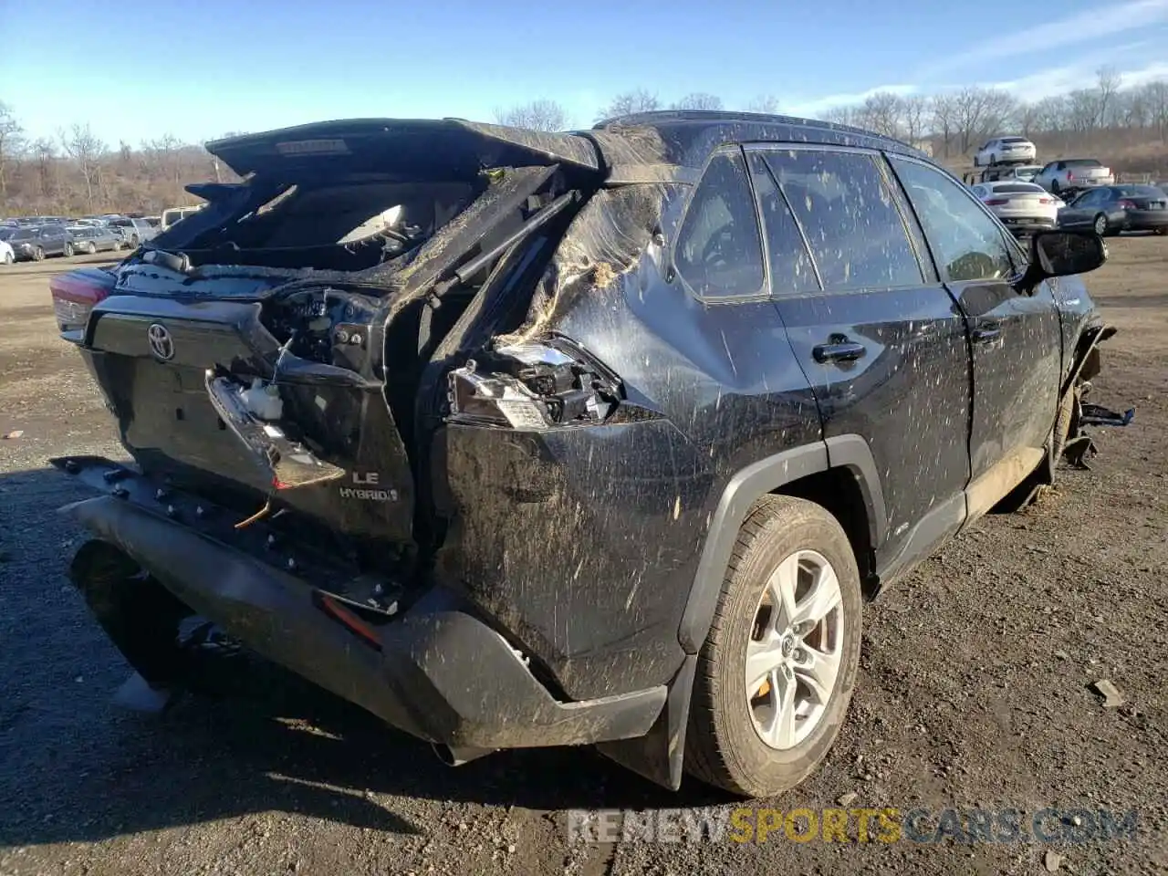 4 Photograph of a damaged car JTMMWRFV1KD021412 TOYOTA RAV4 2019