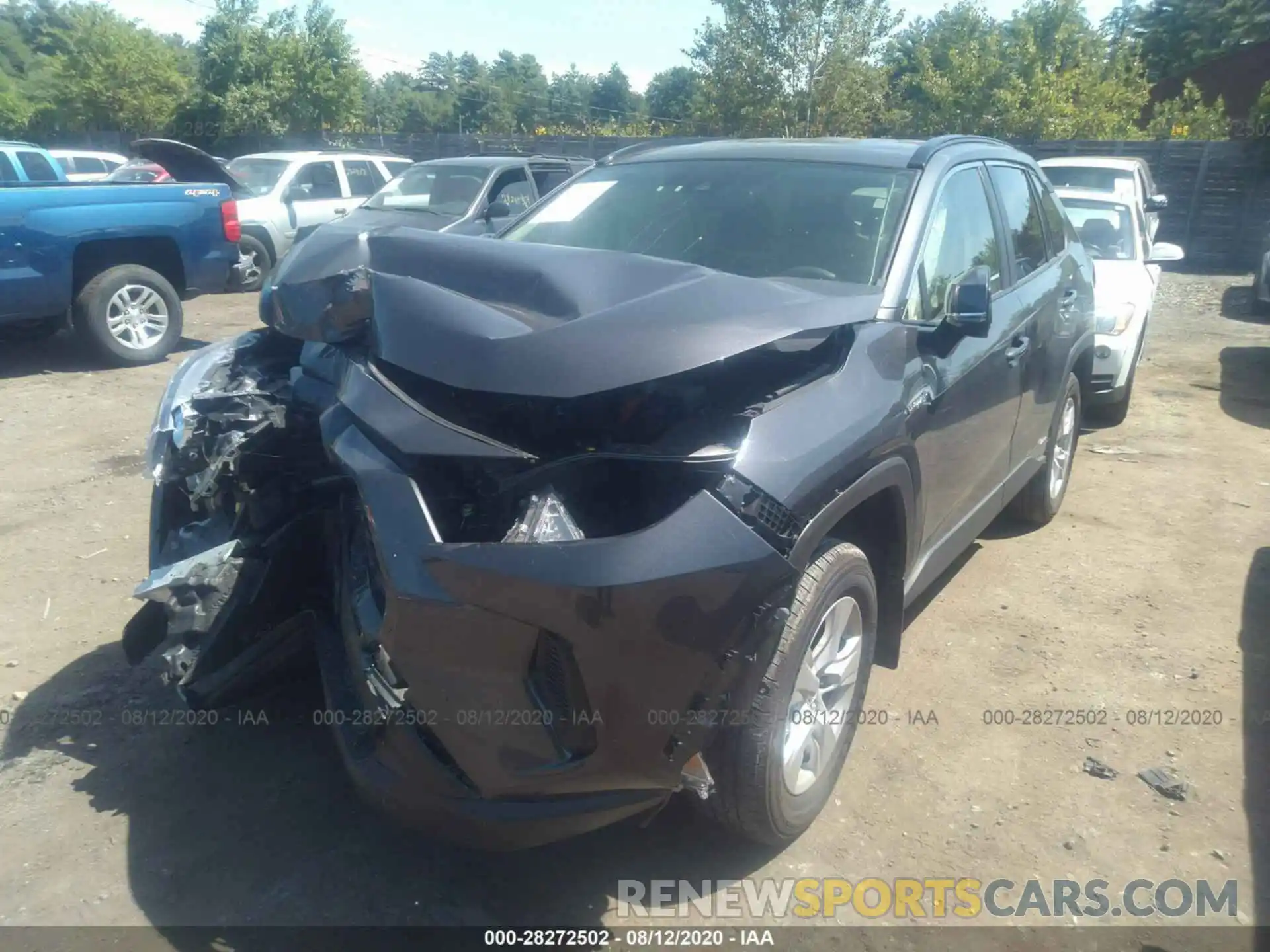 2 Photograph of a damaged car JTMMWRFV1KD027565 TOYOTA RAV4 2019