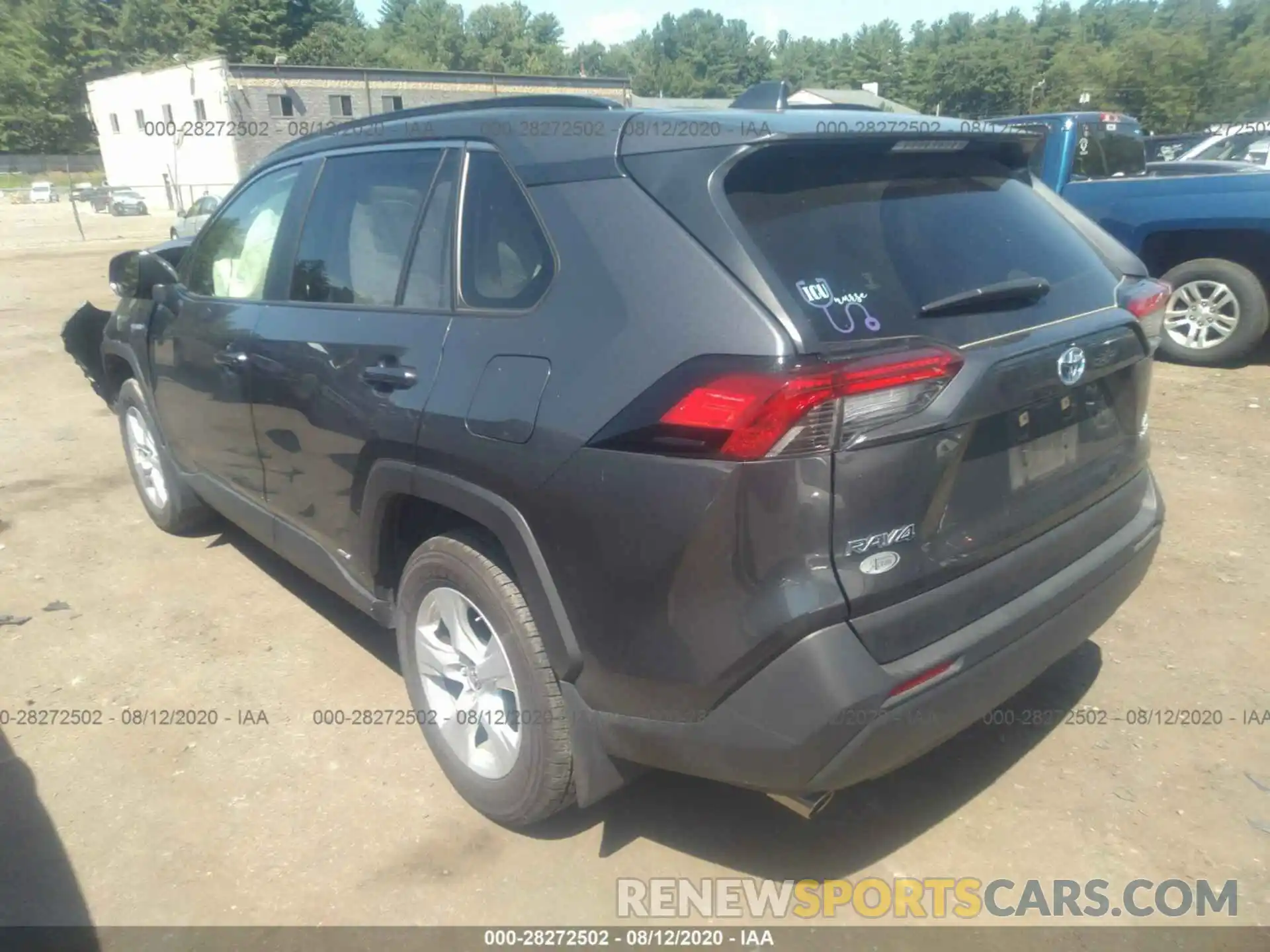 3 Фотография поврежденного автомобиля JTMMWRFV1KD027565 TOYOTA RAV4 2019