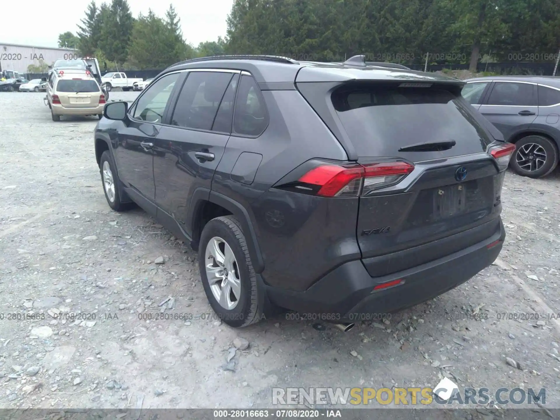 3 Фотография поврежденного автомобиля JTMMWRFV1KD031700 TOYOTA RAV4 2019