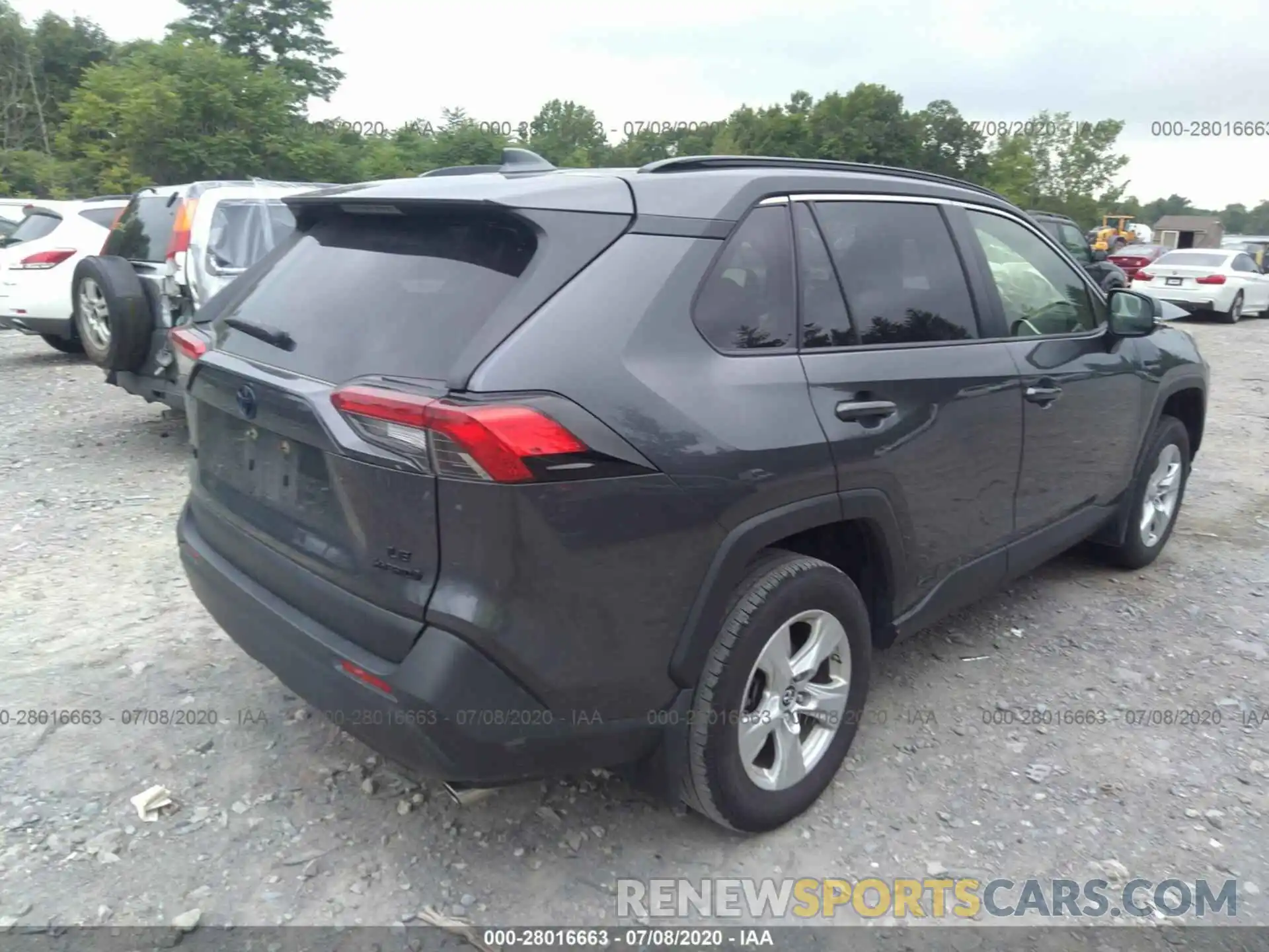 4 Photograph of a damaged car JTMMWRFV1KD031700 TOYOTA RAV4 2019