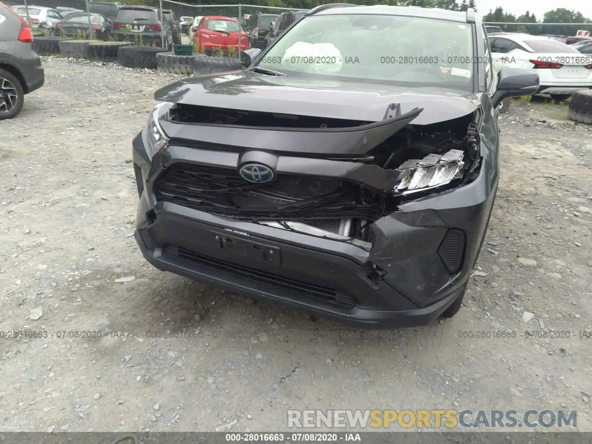 6 Photograph of a damaged car JTMMWRFV1KD031700 TOYOTA RAV4 2019