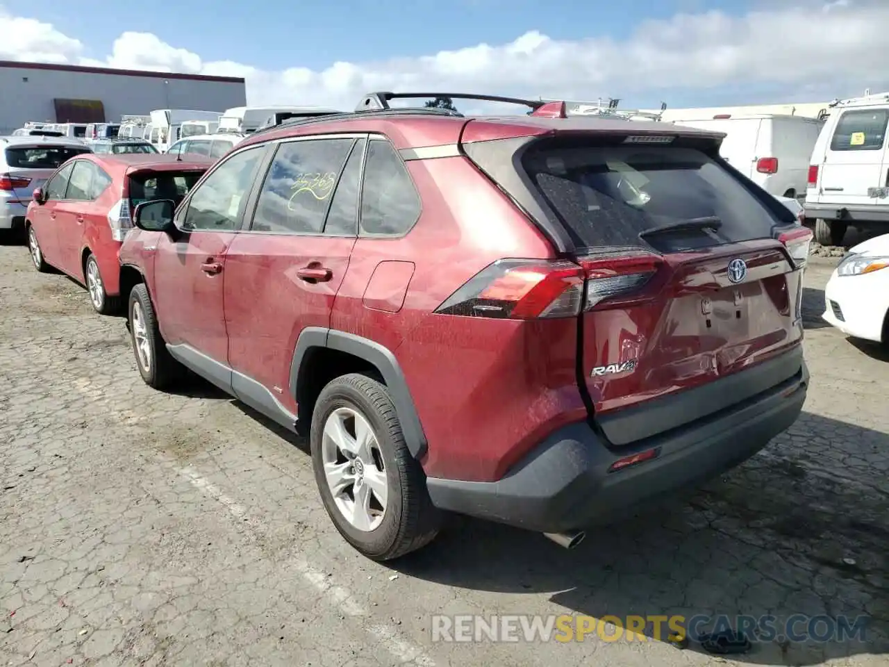 3 Photograph of a damaged car JTMMWRFV1KD500509 TOYOTA RAV4 2019